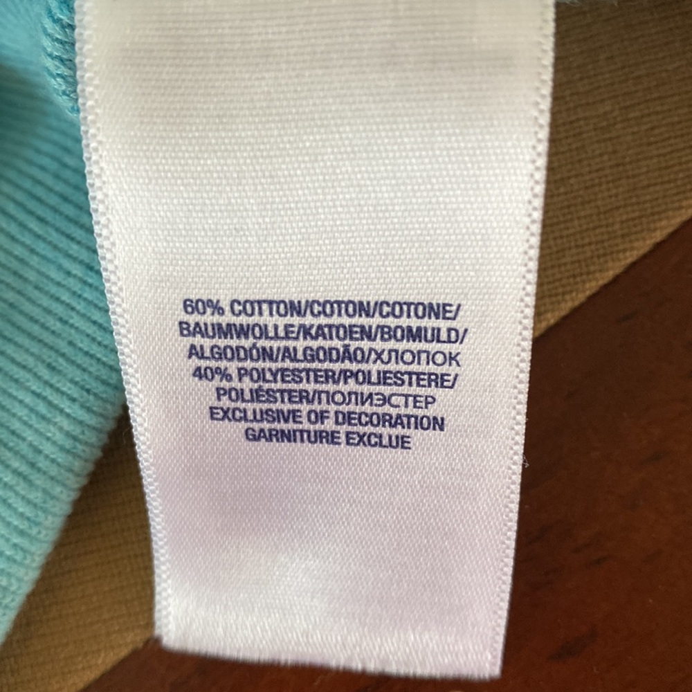 Ralph Lauren Blue Zip-Up Hoodie Soft Fleece Sweatshirt - Picture 5 of 5